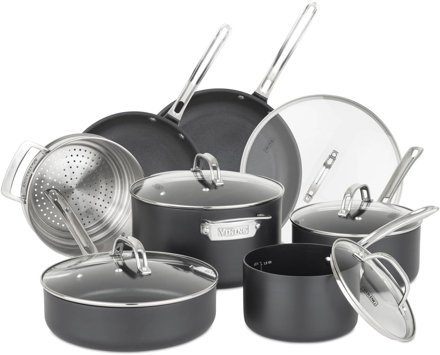 Viking 12-Piece Hard Anodized Nonstick Cookware Set — In-Depth